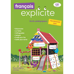 ISBN Français Explicite CE1 - Guide pédagogique + clé USB - Ed. 2019, Éducatif, Français, 252 pages