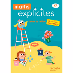 ISBN Maths Explicites CP - Fichier élève - Edition 2019, Éducatif, Français, 192 pages