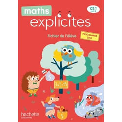 Maths Explicites CE1 - Fichier élève avec mémo - Edition 2020 (Broché)