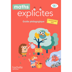 ISBN Maths Explicites CE1 - Guide pédagogique - Edition 2020, Éducatif, Français, 276 pages