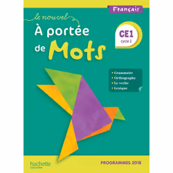 ISBN Le Nouvel A portée de mots CE1 - Manuel élève - Edition 2019, Éducatif, Français, 192 pages