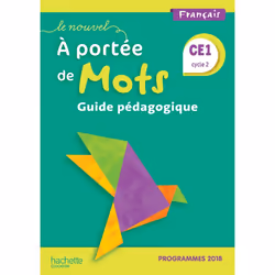 ISBN Le Nouvel A portée de mots CE1 - Guide pédagogique - Edition 2019, Éducatif, Français, 160 pages