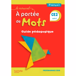 ISBN Le Nouvel A portée de mots CE2 - Guide pédagogique - Edition 2019, Éducatif, Français, 168 pages