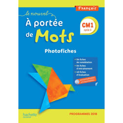 Le Nouvel A portée de mots CM1 - Photofiches