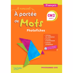 ISBN Le Nouvel A portée de mots CM2 - Photofiches - Edition 2019, Éducatif, Français, 176 pages