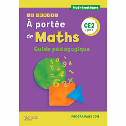 ISBN Le Nouvel A portée de maths CE2 - Guide pédagogique - Edition 2019, Éducatif, Français, 160 pages
