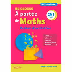ISBN Le Nouvel A portée de maths CM1 - Cahier d'activités - Edition 2019, Éducatif, Français, 48 pages