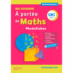 ISBN Le Nouvel A portée de maths CM1 - Photofiches - Edition 2019, Éducatif, Français, 176 pages