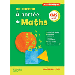 Le Nouvel A portée de maths CM2 - Manuel élève - Edition 2019 (Broché)