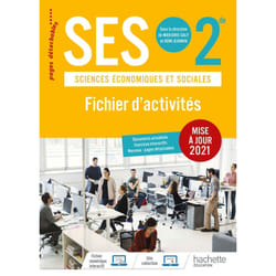 SES 2de - Fichier d'activités - Ed. 2021 (Broché)
