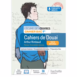 ISBN Écume des oeuvres 1re, Arthur Rimbaud, Les cahiers de Douai - Cahier élève - Ed. 2023, Éducatif, Français, 96 pages