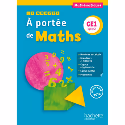 ISBN Le Nouvel A portée de maths CE1 - Livre élève - Ed. 2018, Éducatif, Français, 144 pages