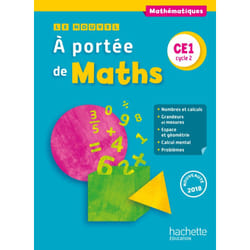 Le Nouvel A portée de maths CE1 - Livre élève - Ed. 2018 (Broché)