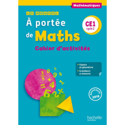 Le Nouvel A portée de maths CE1 - Cahier élève - Ed. 2018 (Broché)