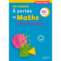 ISBN Le Nouvel A portée de maths CE1 - Guide pédagogique - Ed. 2018, Éducatif, Français, 116 pages