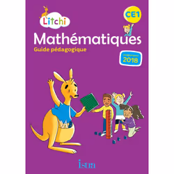 ISBN Litchi Mathématiques CE1 - Guide pédagogique - Ed. 2019, Éducatif, Français, 320 pages