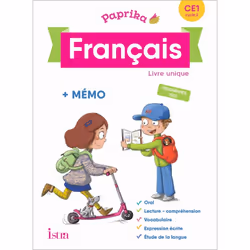 ISBN Paprika Français CE1 - Edition France - Livre élève - Ed. 2019, Éducatif, Français, 192 pages