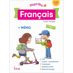 Paprika Français CE1 - Edition France - Livre élève - Ed. 2019 (Broché)