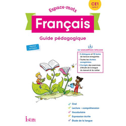 Espace-mots : français - CE1 - guide pédagogique
