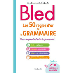 BLED Les 50 règles d'or de la grammaire (Broché)