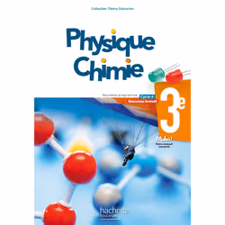 ISBN Physique-Chimie cycle 4 / 3e - Livre élève - éd. 2017, Éducatif, Français, 176 pages