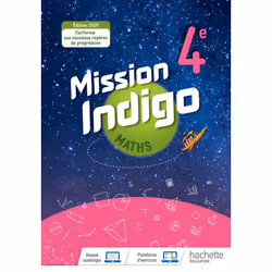 ISBN Mission Indigo mathématiques cycle 4 / 4ème - Livre élève - éd. 2020, Éducatif, Français, 320 pages