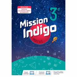 ISBN Mission Indigo mathématiques cycle 4 / 3ème - Livre élève - éd. 2020, Éducatif, Français, 320 pages