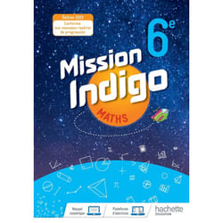 Mission Indigo 6e - Livre élève - Ed. 2021 (Broché)