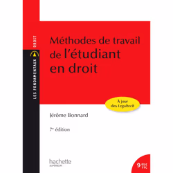 ISBN Les Fondamentaux - Méthodes de travail de l'étudiant en droit, Éducatif, Français, 168 pages