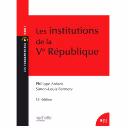 ISBN Les Institutions de la Ve République, Éducatif, Français, 168 pages