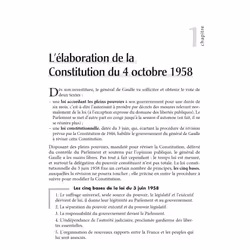 Les Institutions de la Ve République