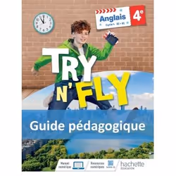 ISBN Try n' Fly cycle 4 4e - Guide pédagogique - Ed. 2022, Éducatif, Français, 216 pages