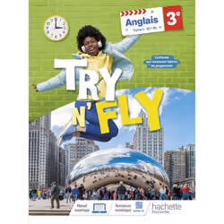 ISBN Try n' Fly Anglais 3e - Livre élève - Ed. 2023, Éducatif, Français, 160 pages