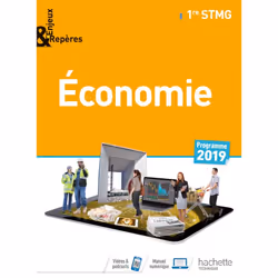ISBN Enjeux et Repères Économie 1re STMG - Livre élève - Éd. 2019, Éducatif, Français, 176 pages