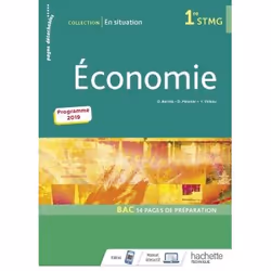 ISBN En situation Économie 1re STMG - Livre élève - Éd. 2019, Éducatif, Français, 168 pages