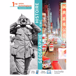 ISBN Histoire-Géographie-EMC 1re séries technologiques - Livre élève - Éd. 2019, Éducatif, Français, 304 pages