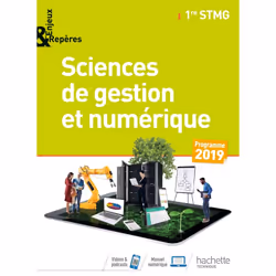ISBN Enjeux et Repères Sciences de gestion et numérique 1re STMG - Livre élève - Éd. 2019, Éducatif, Français, 224 pages