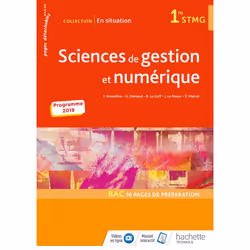 ISBN En situation Sciences de gestion et numérique 1re STMG - Livre élève - Éd. 2019, Éducatif, Français, 352 pages