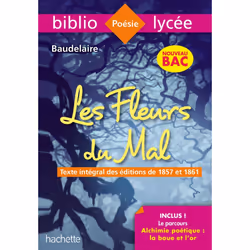ISBN Bibliolycée - Les Fleurs du mal, Charles Baudelaire - BAC 2023, Éducatif, Français, 336 pages