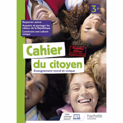 ISBN Cahier du citoyen 3e - éd. 2019, Éducatif, Français, 80 pages