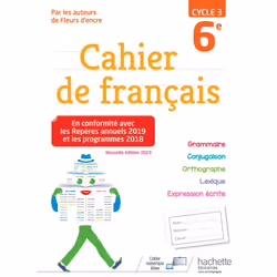 ISBN Cahier de français cycle 3 / 6e - éd. 2019, Éducatif, Français, 128 pages