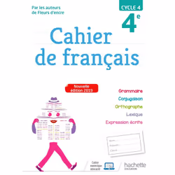ISBN Cahier de français cycle 4 / 4e - éd. 2019, Éducatif, Français, 128 pages