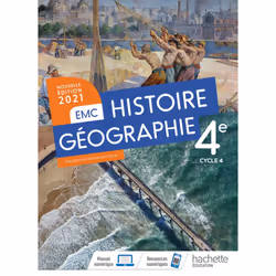 ISBN Histoire - Géographie EMC 4e - Livre élève - Ed. 2021, Éducatif, Français, 416 pages