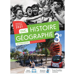 Histoire - Géographie EMC 3e - Livre élève - Ed. 2021 (Relié)