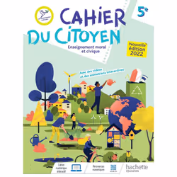 ISBN Cahier du citoyen Enseignement moral et civique 5e - Ed. 2022, Éducatif, Français, 64 pages