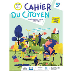 Cahier du citoyen Enseignement moral et civique 5e - Ed. 2022 (Broché)