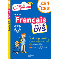 ISBN Pour Comprendre Français CE1-CE2 - Spécial DYS (dyslexie) et difficultés d'apprentissage, Éducatif, Français, 80 pages