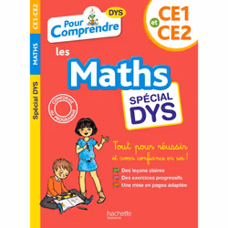 ISBN Pour Comprendre Maths CE1-CE2 - Spécial DYS (dyslexie) et difficultés d'apprentissage, Éducatif, Français, 80 pages