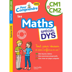 ISBN Pour Comprendre Maths CM1-CM2 - Spécial DYS (dyslexie) et difficultés d'apprentissage, Éducatif, Français, 80 pages
