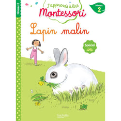 Lapin malin, niveau 2 - J'apprends à lire Montessori (Broché)